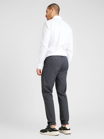 BOSS Orange - Tapered Calças chino em cinzento