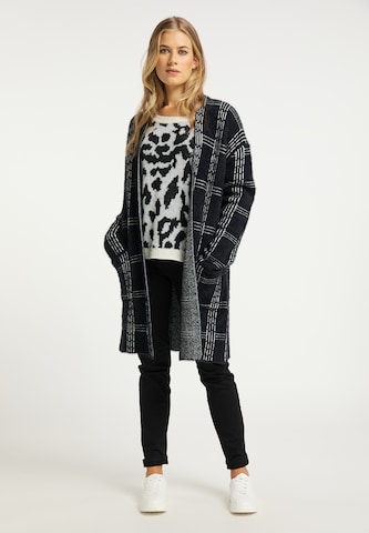 usha BLUE LABEL Knit Cardigan in Black