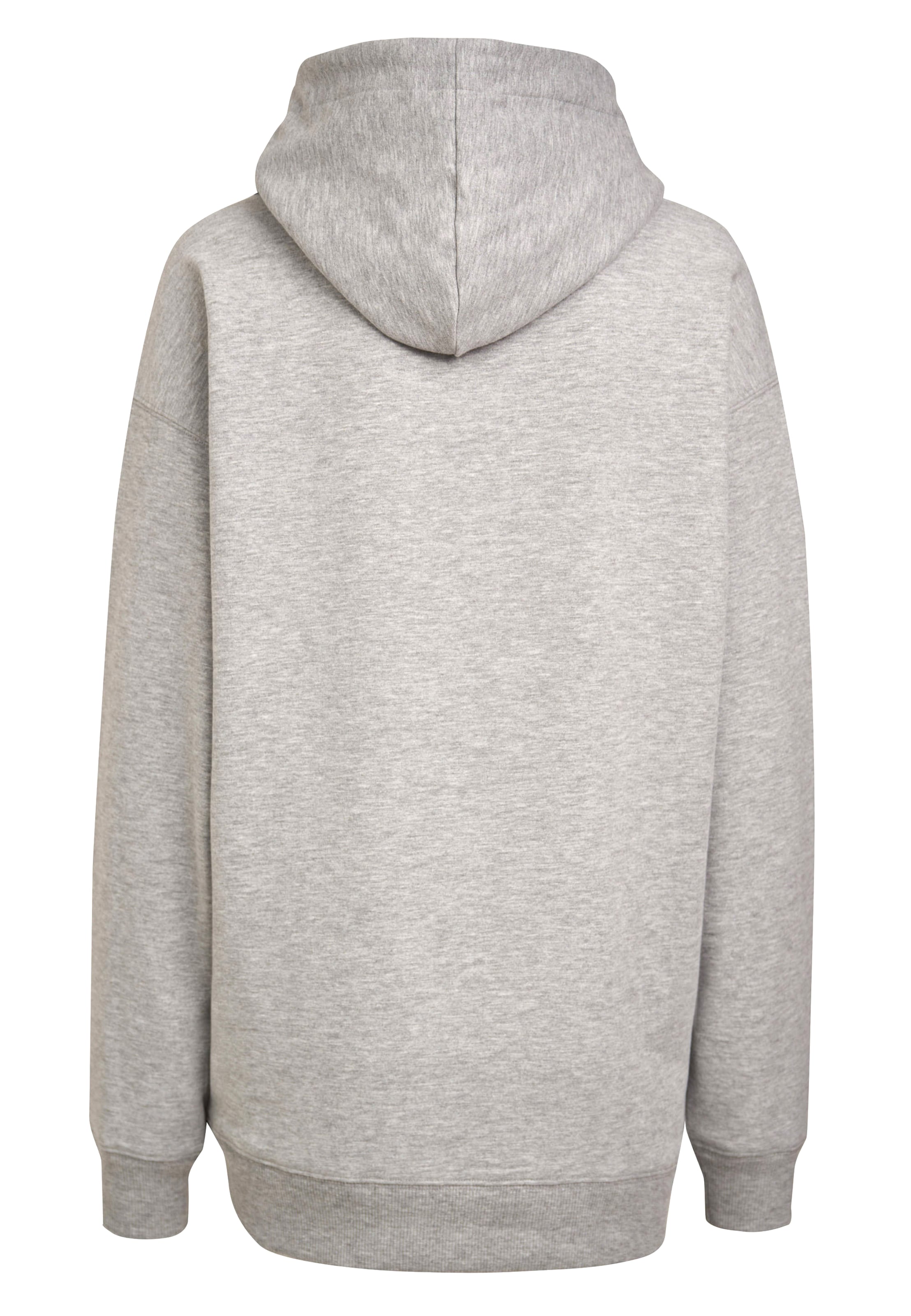 Frauen Sweat Cotton Candy Kapuzensweatshirt 'YAGMUR' in Grau - XJ70107