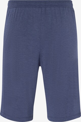 Hanro Pyjamashorts ' Casuals ' in Blau