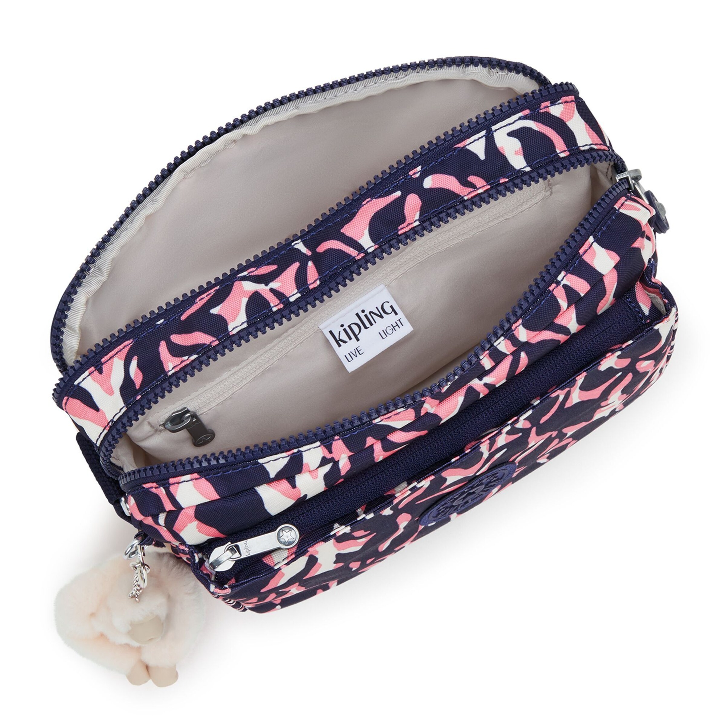 KIPLING Schoudertas 'Abanu' in Roze