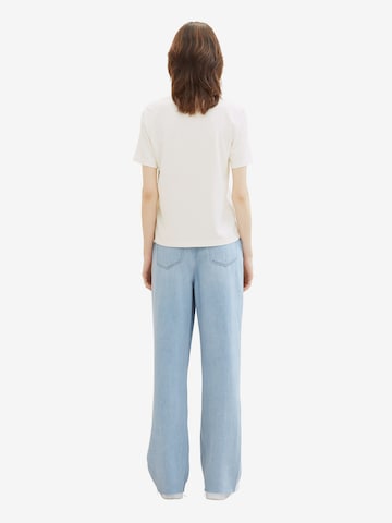 TOM TAILOR DENIM Wide leg Jeans i blå