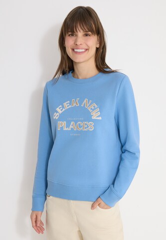 CECIL Sweatshirt in Blue: front