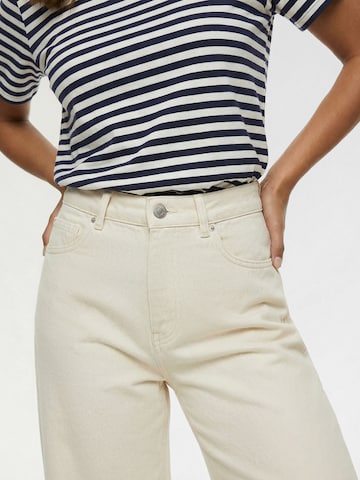 Everly Wide leg Τζιν σε μπεζ