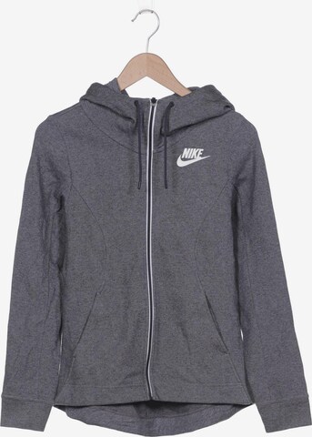 NIKE Kapuzenpullover XS in Grau: predná strana