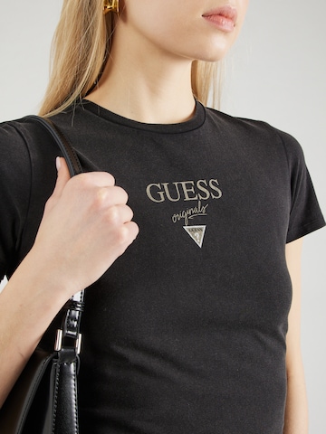 melns GUESS Originals T-Krekls