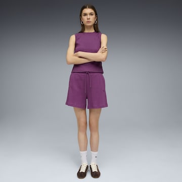 PUMA Wide leg Sportbroek 'Her' in Lila: voorkant