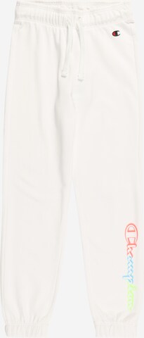 Champion Authentic Athletic Apparel Normální Sportovní kalhoty – bílá: přední strana