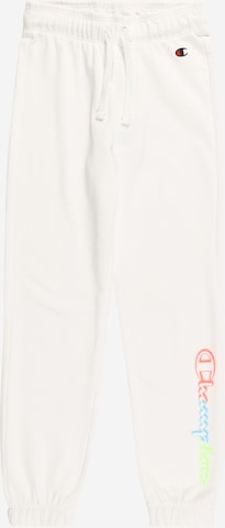 Champion Authentic Athletic Apparel Normální Sportovní kalhoty – bílá: přední strana