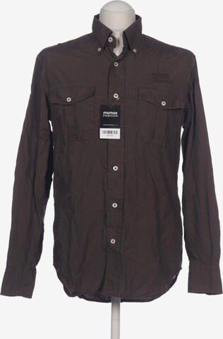 NAPAPIJRI Button Up Shirt in S in Brown: front