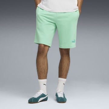 PUMA Regular Sportbroek 'Essentials No. 1' in Groen: voorkant