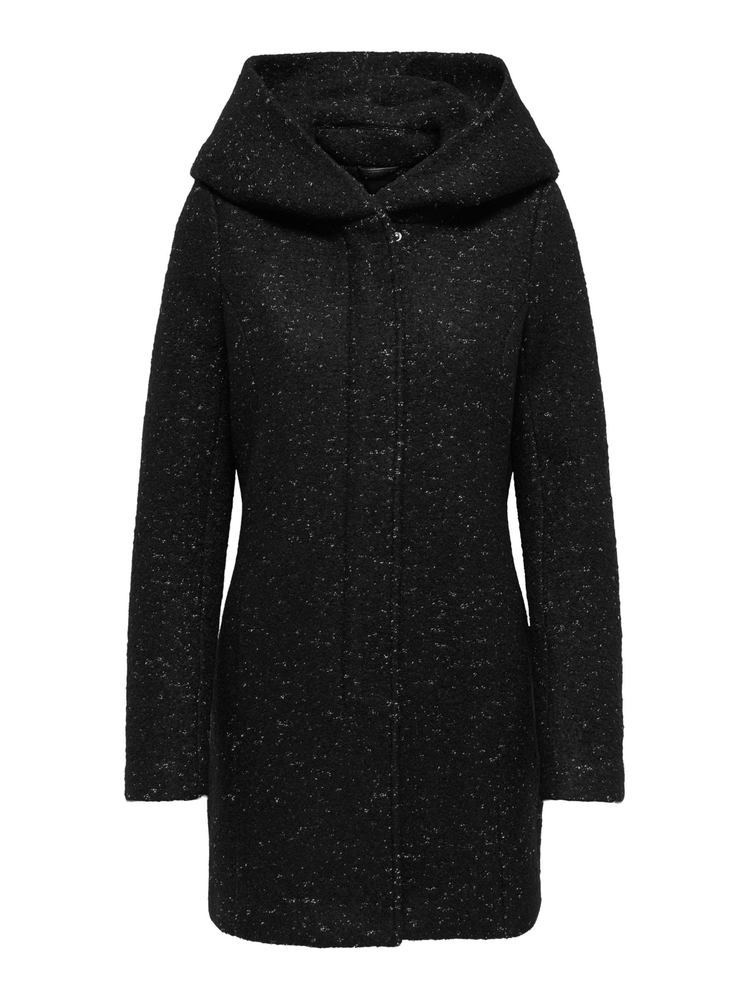 Manteau mi-saison 'SOPHIA' ONLY en noir : devant