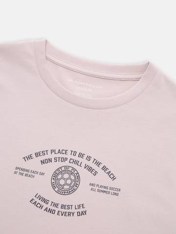 T-Shirt TOM TAILOR en rose
