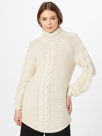 PIECES Pullover 'Diga' i beige: forside