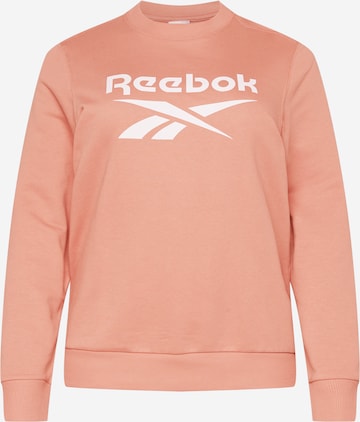 Reebok Sport Athletic Sweatshirt in Orange: front