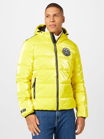 CAMP DAVID Winter Jacket in Yellow: front