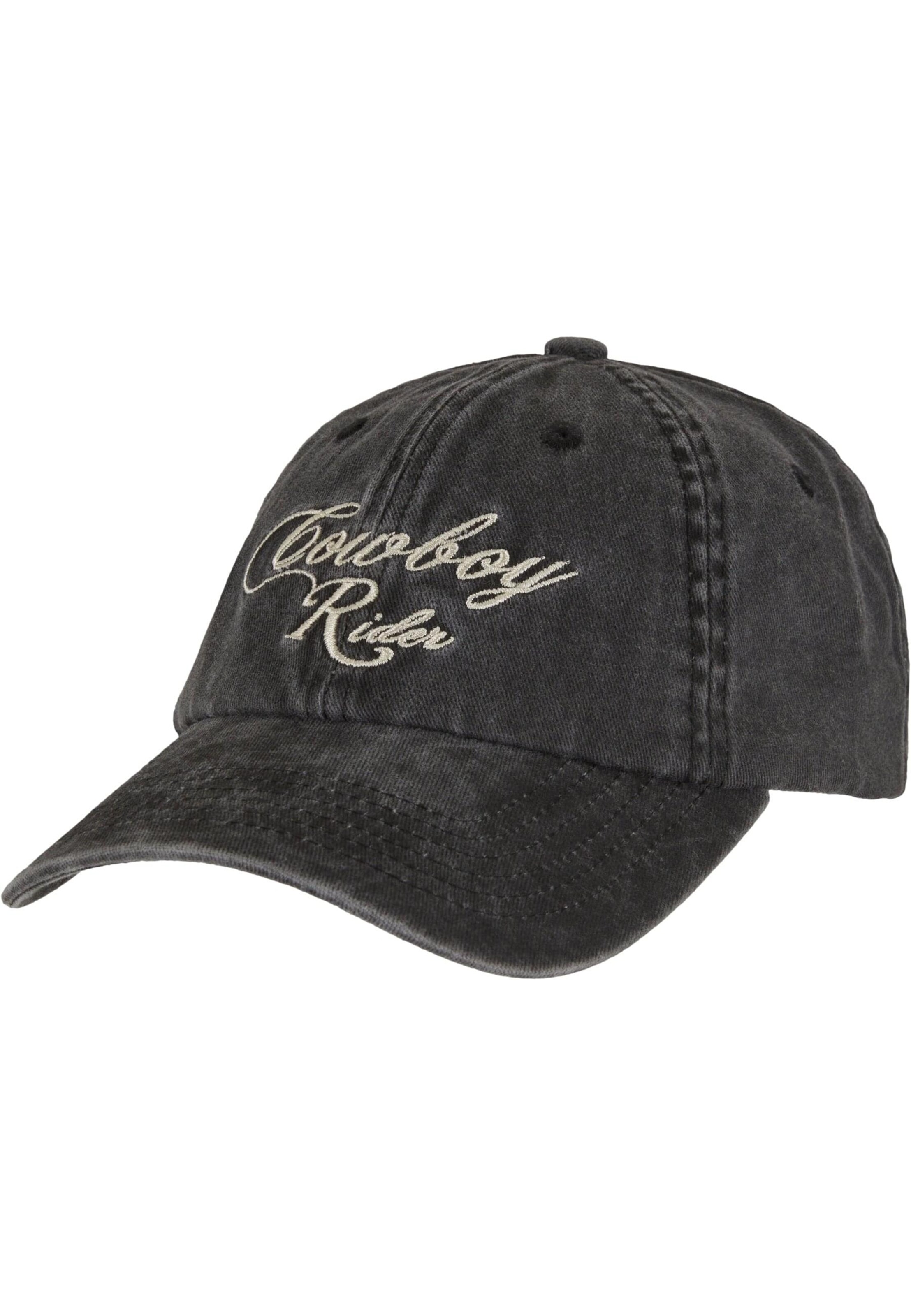 Pica Pica Cap 'Cowboy Rider' in Black: front