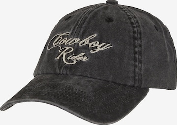 Casquette 'Cowboy Rider' Pica Pica en noir : devant