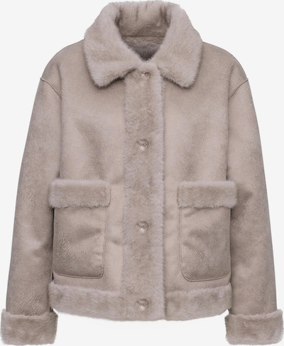 MANISA Between-Season Jacket 'Kunstpelzjacke' in XS in Taupe, Item view