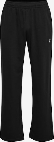 Hummel Regular Sports trousers in Black: front