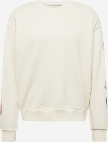 MUSTANG Sweatshirt in Beige: predná strana