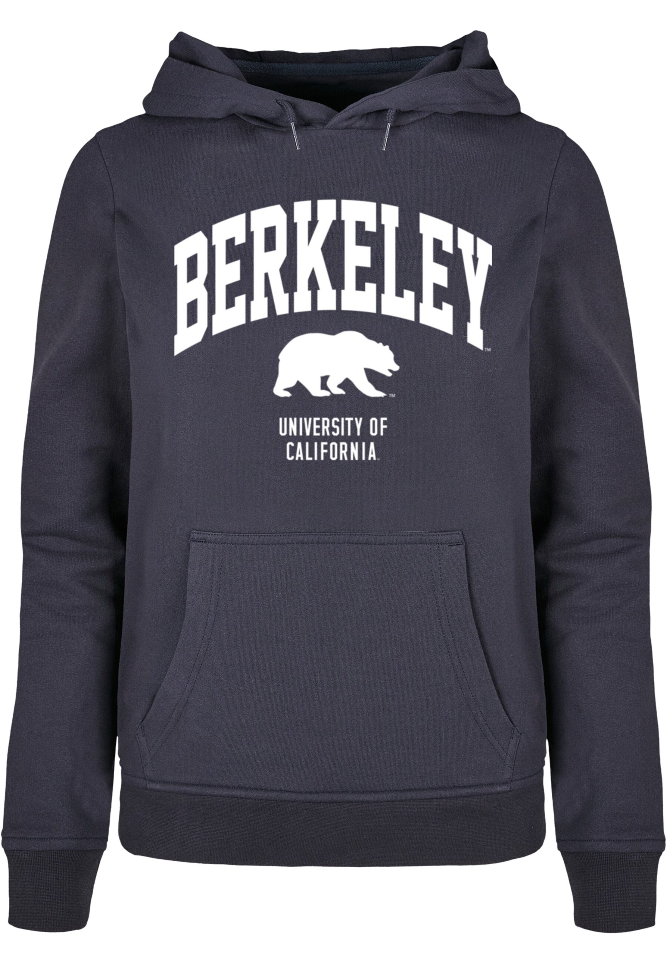 Merchcode Sweatshirt 'Berkeley University - Bear' in Blue: front
