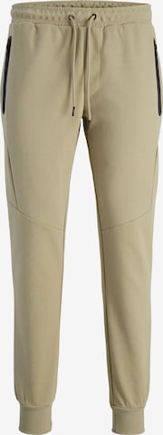 JACK & JONES Püksid, värv hall: eest vaates