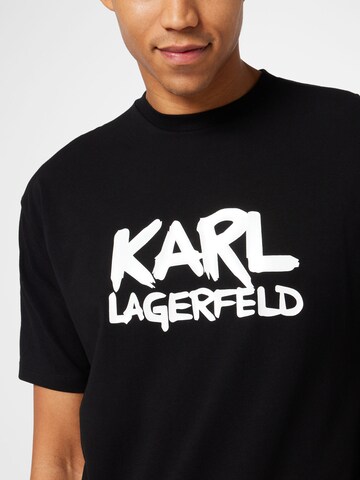 melns Karl Lagerfeld T-Krekls