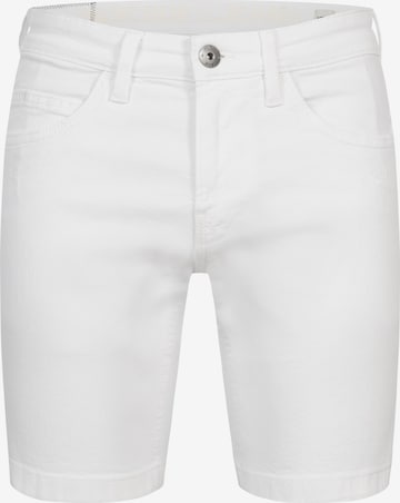 Jean 'Fly' INDICODE JEANS en blanc : devant