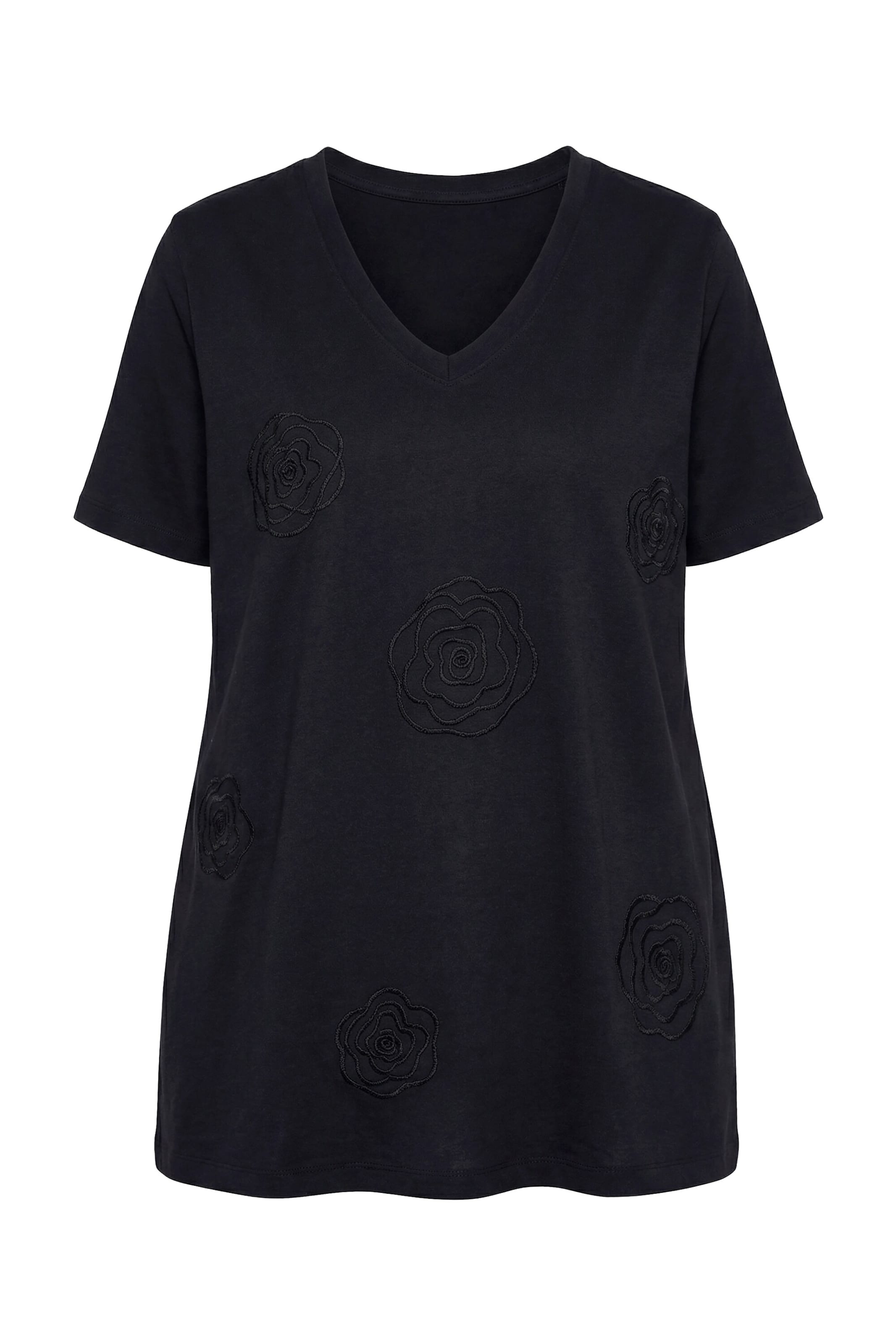 MIAMODA T-Shirt in Schwarz: Vorderseite