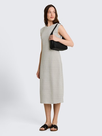 TOM TAILOR DENIM Kleid in Weiß
