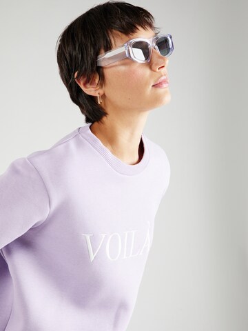 Zwillingsherz Sweatshirt 'Voilà' in Purple