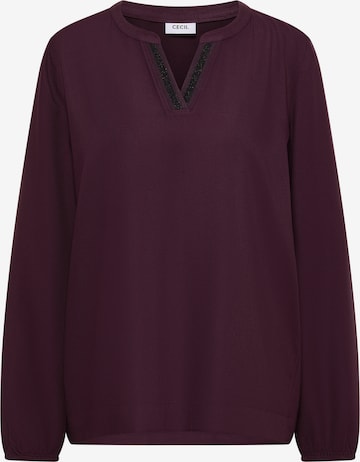 Bluză de la CECIL pe mov: față