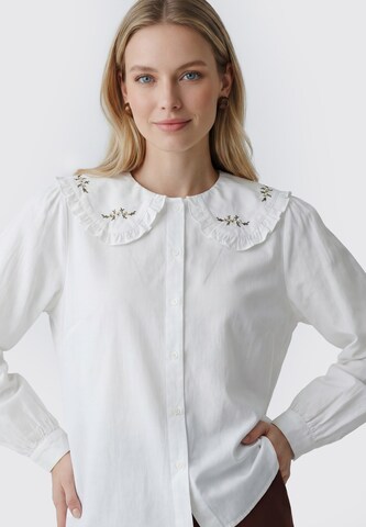 Usha - Blusa en blanco