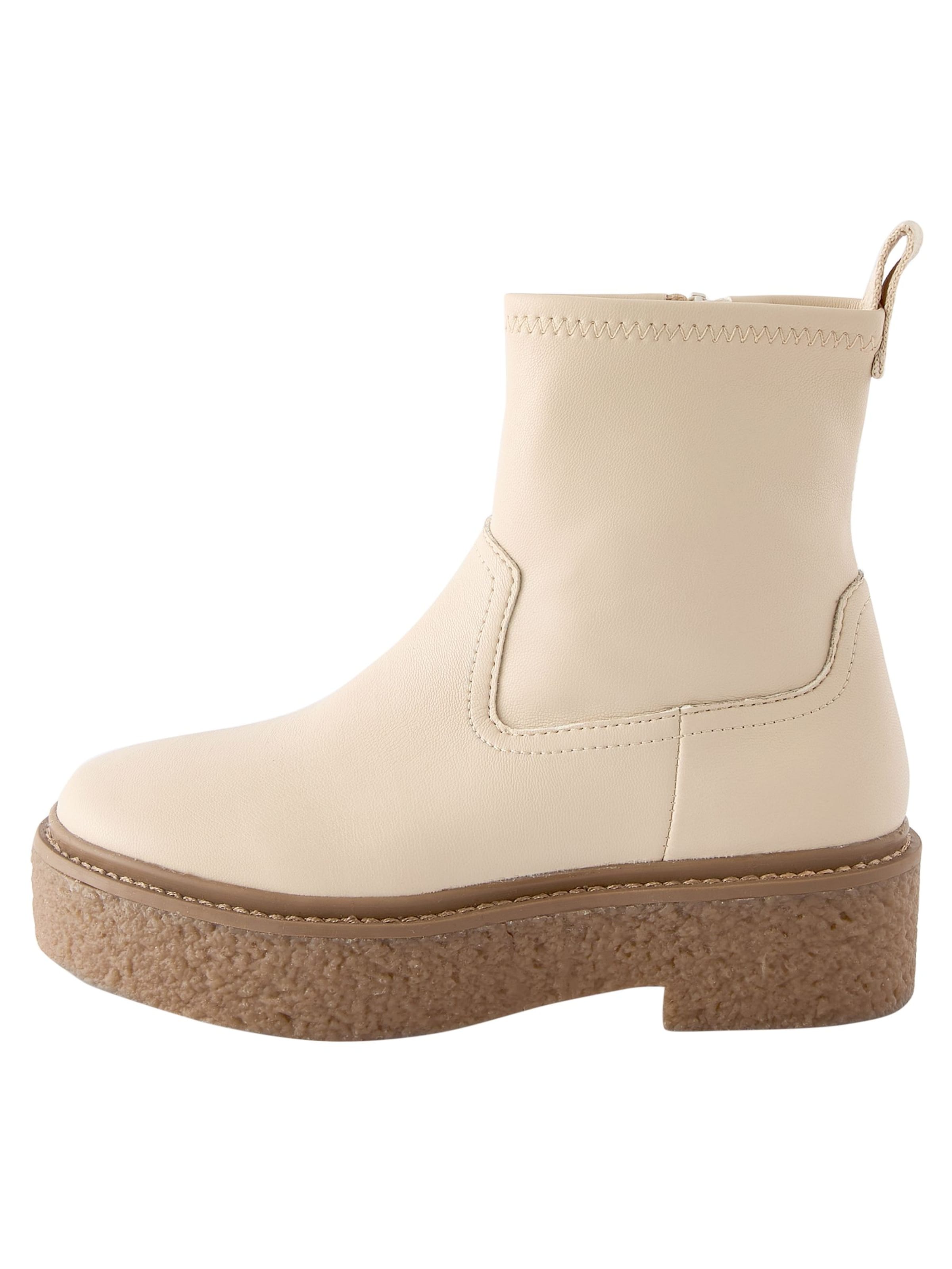Next Boots in White: front