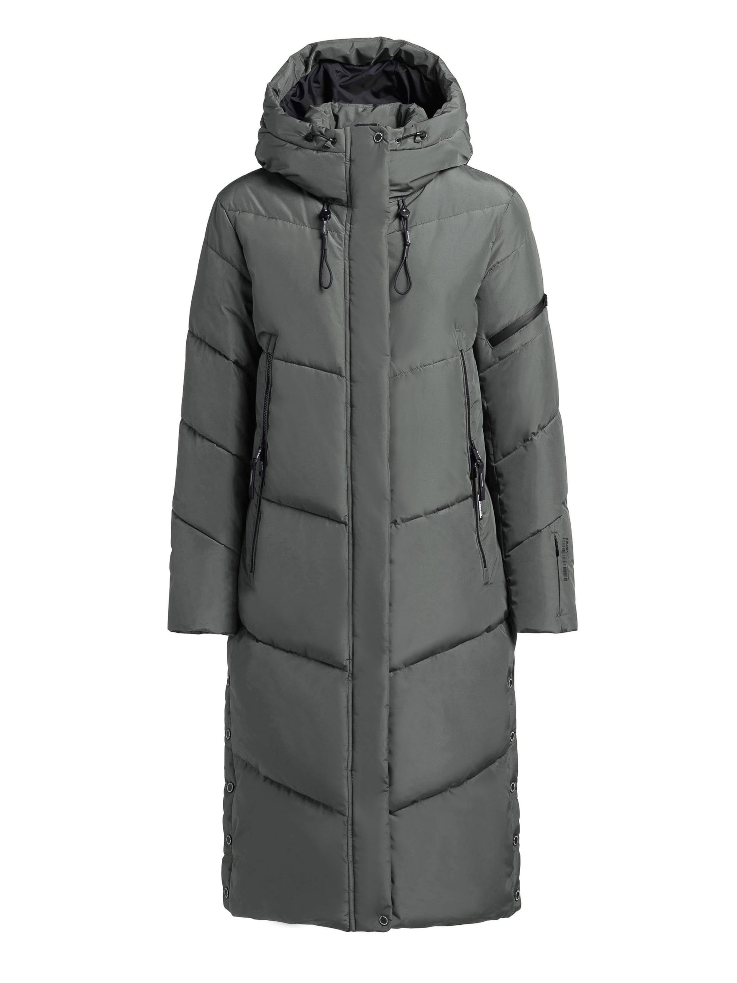 khujo Зимнее пальто 'Sonje5' в Серый: спереди