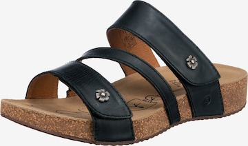 JOSEF SEIBEL Mules 'TONGA' in Black: front