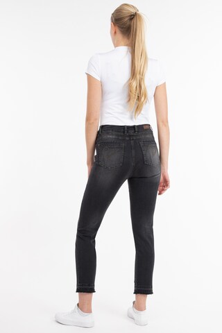 Coupe slim Jean 'Alba' Recover Pants en noir