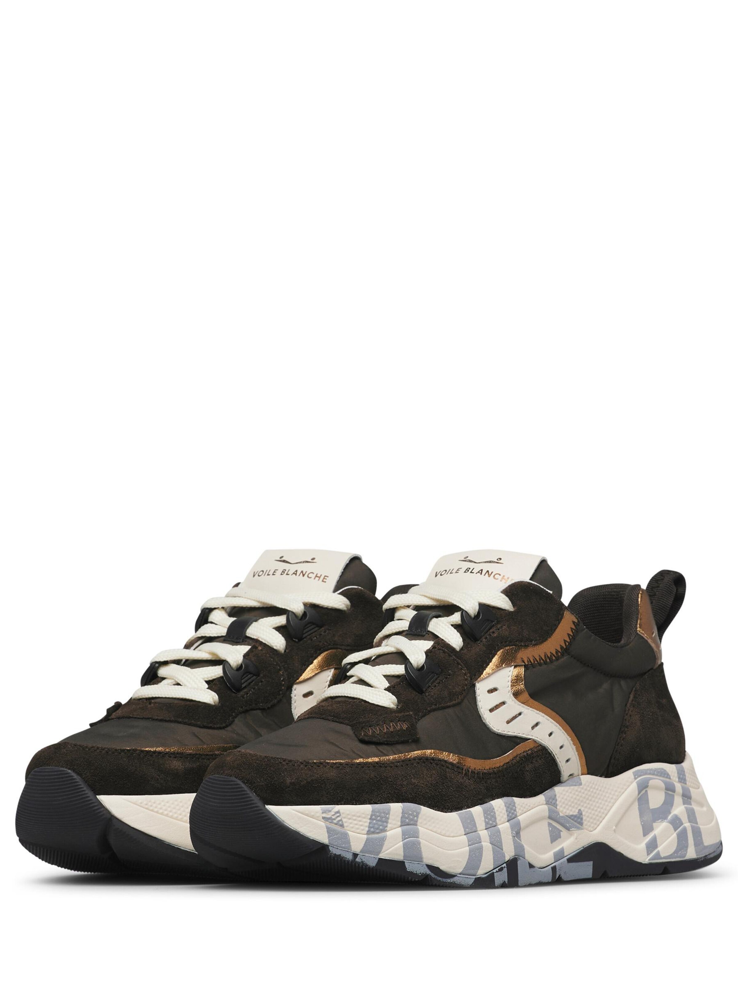 Voile blanche Lace-up shoe 'CLUB105.' in Brown