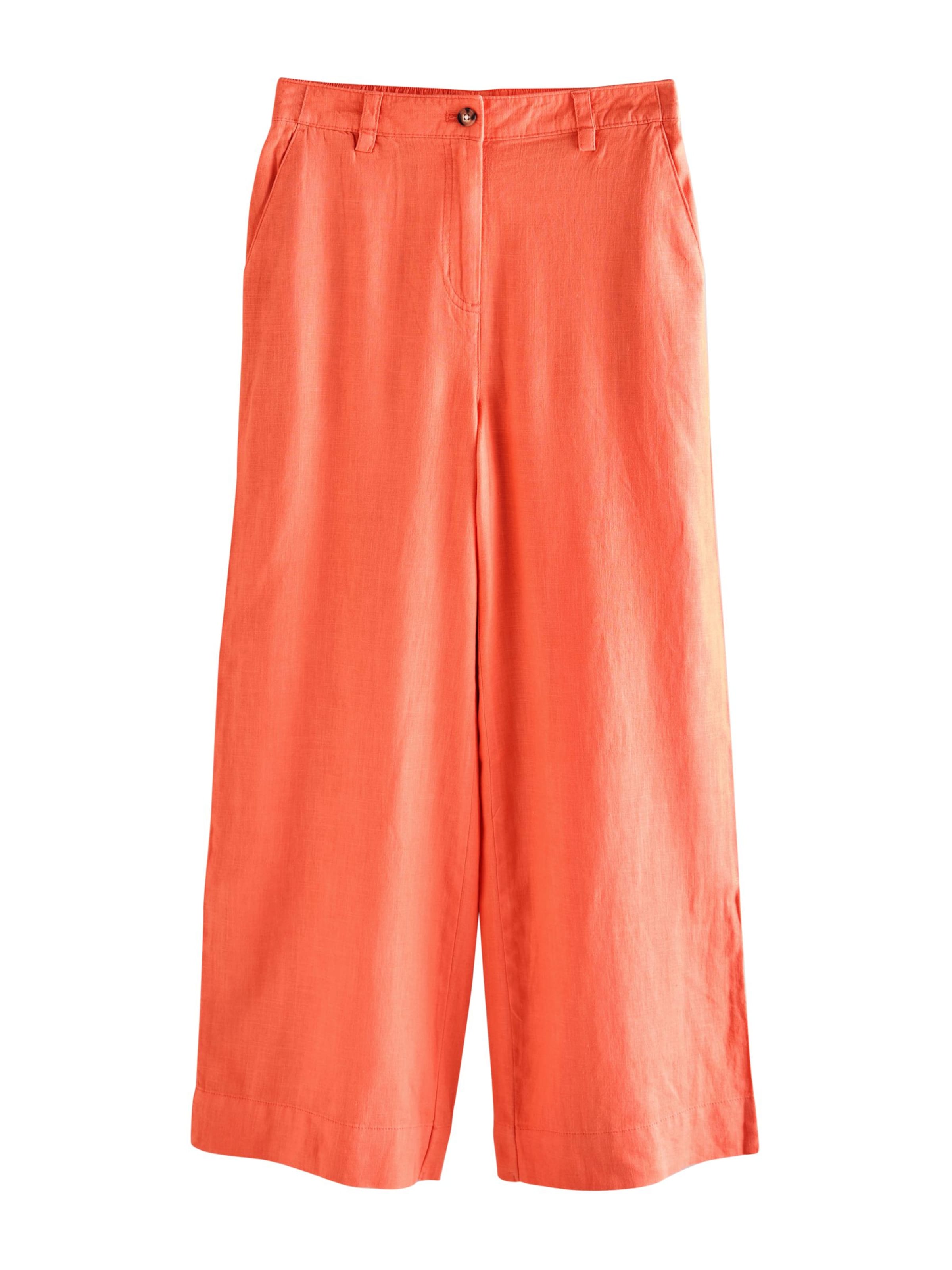 Next Široký strih Nohavice - Oranžová: predná strana