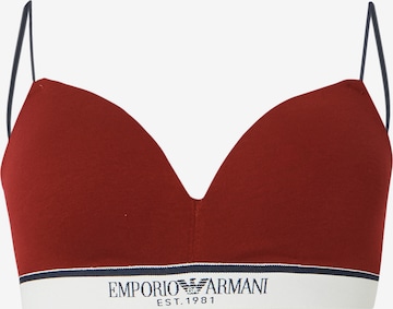 Reggiseno di Emporio Armani in rosso: frontale