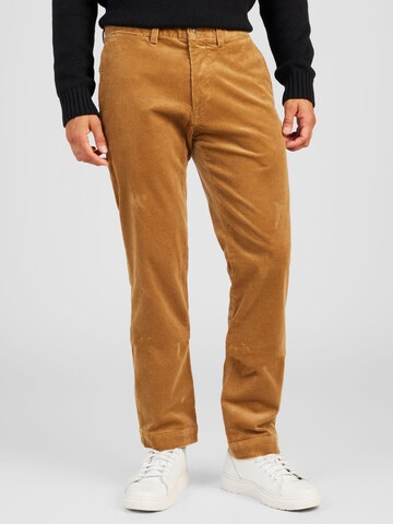 Polo Ralph Lauren tavaline Püksid 'BEDFORD', värv pruun: eest vaates