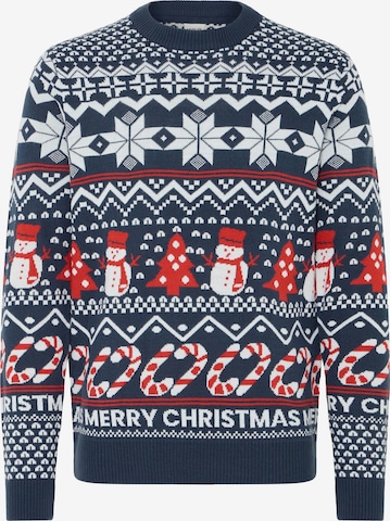 Pull-over ' SDPAJA ' !Solid en bleu : devant