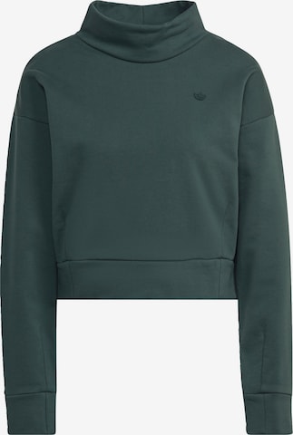 ADIDAS ORIGINALS Sweatshirt 'Adicolor Contempo High Neck' in Groen: voorkant