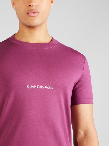 Calvin Klein Jeans T-shirt i lila