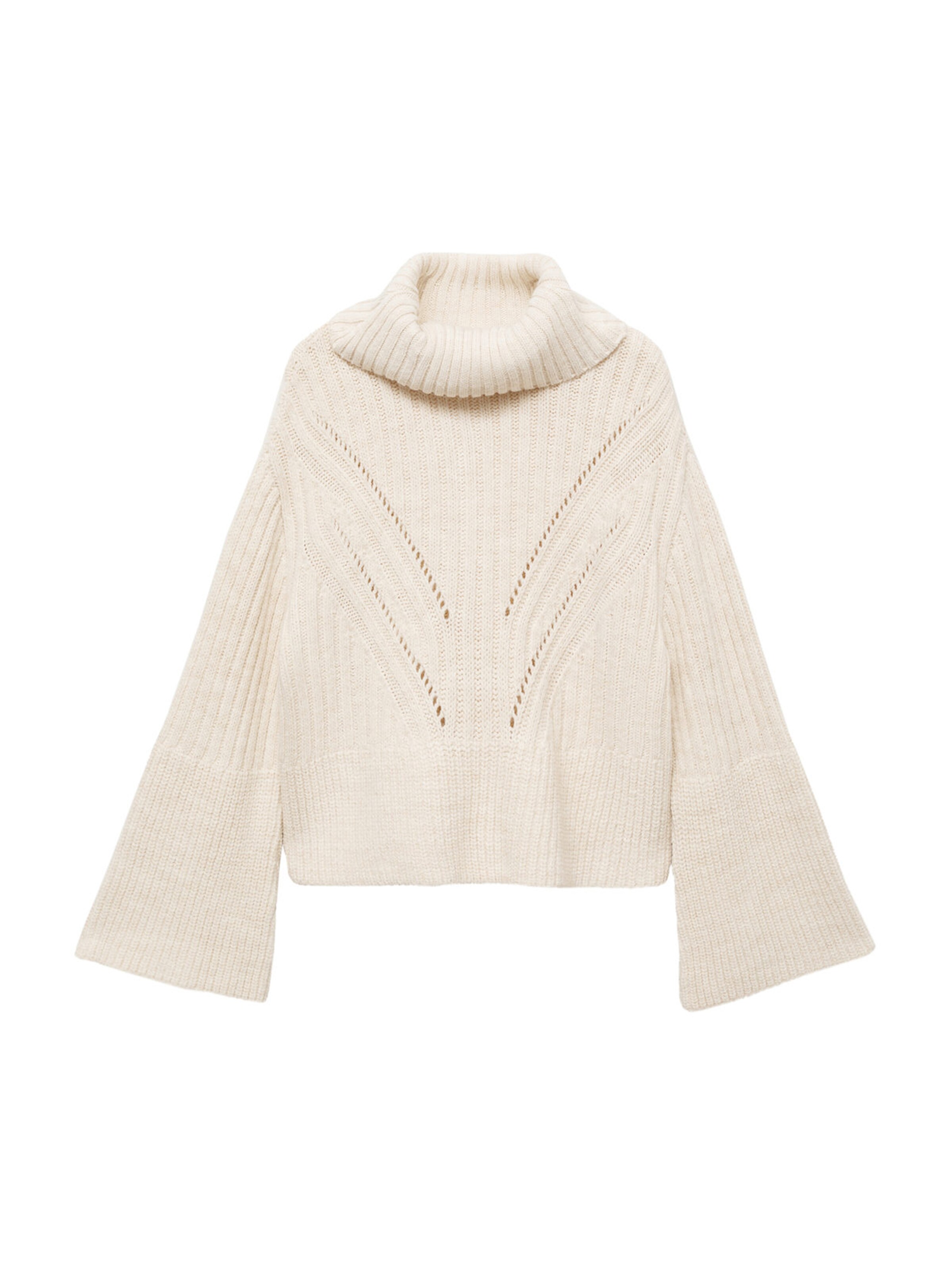 MANGO Pulover 'Dorica' | bež barva: sprednja stran