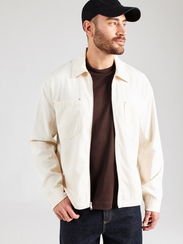 Abercrombie & Fitch Regularny krój Koszula w kolorze biały: przód