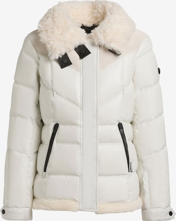 khujo Jacke 'Inez' in Weiß: Vorderseite