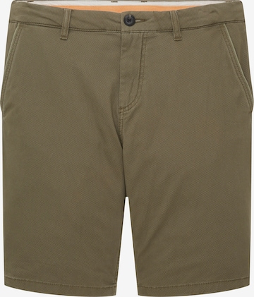 TOM TAILOR Regular Chino trousers in Green: front