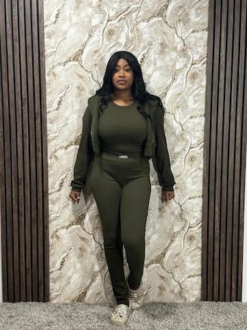 Mowi Fit Trainingspak 'Hoodie Legging Set' in Groen